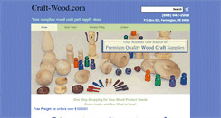 Desktop Screenshot of craft-wood.com