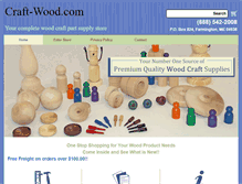 Tablet Screenshot of craft-wood.com